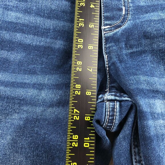 Justice Women's Jeans Size12 or 30x25 Measured Plus Mid Rise Bue Denim Skinny - Picture 5 of 14